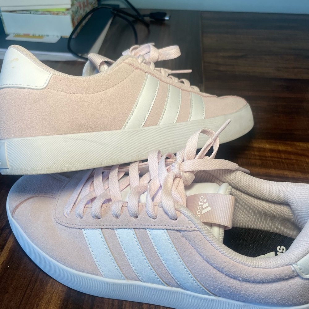 Light Pink Adidas Women’s Sneaker
VL Court 3.0
BARELY ONE - worn 2x
